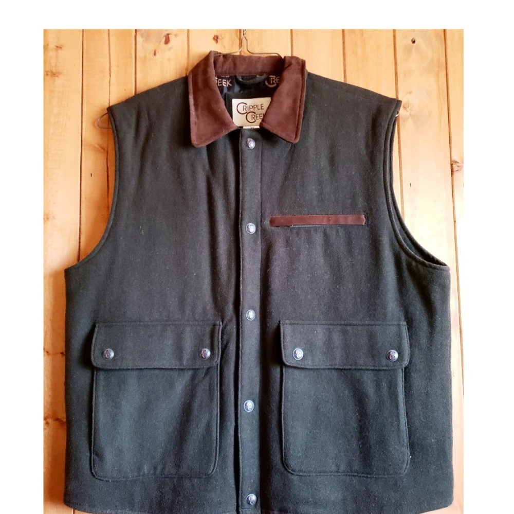 Cripple Creek Mens Wool Vest